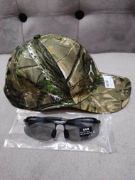 Tiksay Real Tree Cap and Polarized Shades for Tiksay Fishing