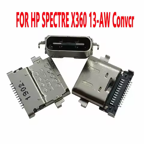 2-20PCS For HP Spectre X360 13-AW Convcr Laptop Connector Socket Repair DC Jack USB Type-C Power Doc