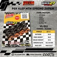 MTN VALVE SPRING TYPE VL-012 HEIGHT 36.5MM MX KING NMAX AEROX VIXION SATRIA FU RACE 200CC UP VL012 V