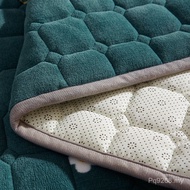 Flannel Foldable Autumn Winter Warm Soft Cushion Lamb Fleece Mattress Mattress Mattress Double House