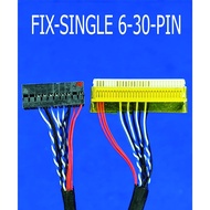 LAYAR LVDS TCON Panel Cable 30 pin FIX S6 30 PIN LVDS CABLE LCD SCREEN LAPTOP 30 PIN