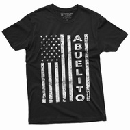 Men's Abuelito Grandfather Grandpa Papa T-shirt Abuelo Fathers day 4th of July Dad Grandpa Gift Shir