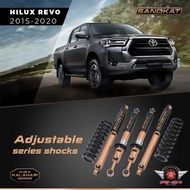 SANDKAT Adjustable Type Toyota Hilux Revo Rogue Shock Absorber Gun125 Gun126 Gun135 Gun136