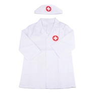LazaraHome Kids Doctor Coat Nurse Uniform Fancy Dress Up Cosplay Costume