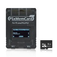 Bitfunx PSxMemCard Gen2 Store บันทึกเกมสําหรับ PS1 และ PS2 เกมสําหรับ PlayStation 1 PS one Playstati
