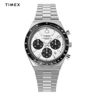 Timex Q Timex Silver Stainless Steel Analog Quartz Watch For Men TW2W53300
