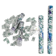 Dollar party popper 50 cm dollar confetti/