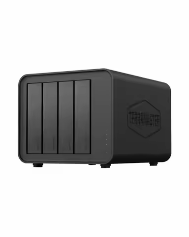 TERRAMASTER F4-424 Pro NAS Storage – 4Bay Core i3 8-Core 8-Thread CPU, 32GB DDR5 RAM, Network Attach