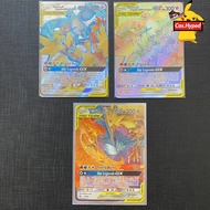 Moltres &amp; Zapdos &amp; Articuno GX Hidden Fates Pokemon Cards