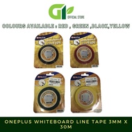 [GY Office] Oneplus WhiteBoard Line Tape 511 3mm x 30m x 1” Core