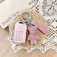 For NEW Honda Car Key Cover For Honda Civic CRV BRV City Accord 2014 to 2020 Key Case Keychain Honda