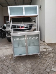 Rak piring keramik aluminium murah jogja