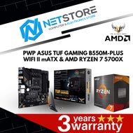 PWP ASUS TUF GAMING B550M-PLUS WIFI II mATX & AMD RYZEN 7 5700X PROCESSOR