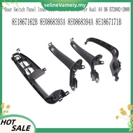 4Pc Car Door Switch Panel Inner Door Handle Cover for  A4 B6 B72002-2008 8E1867162B 8E0868393A 8E086