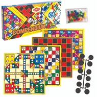 Compendium 4 in 1 Games/ YHT 351/ Board Games/ Games/ Compendium Toys 4 in 1/ Games/ School