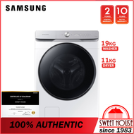 Samsung 19KG Wash &amp; 11KG Dry Front Load Combo Washer WD19T6500GW/FQ Washer Dryer,Washing Machine