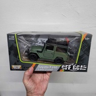 Rare Item MOTORMAX TOYOTA FJ40 Hardtop Offroad 4x4 Army Green Diecast Car 1/24