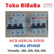 Mcb Merlin Gerin Nc45A 3 Phase Phase/ 20A 25A 32A 63A