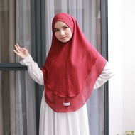 Hijab Ellysha 2in1 NAZEERA SLIMMY HIJAB SYARI MAROON