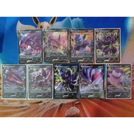 Pokemon TCG Pokemon V trading card (Darkness Type) [Eternatus, slowbro, Malamar, Grimmsnarl, Drapion