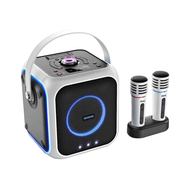 AIWA AW-B200K Bluetooth Speaker ลำโพงบลูทูธพกพา 100W พร้อม ไมค์ลอย 2 ชุด มี DSP และ TWS ลำโพงไอว่า A