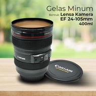 EF 24-105mm 400ml Camera Lens-Shaped Drinking Glass