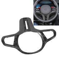 Steering Wheel Frame Trim  Carbon Fiber Cover Nappa Leather for M4 G82 G83 2021-2023
