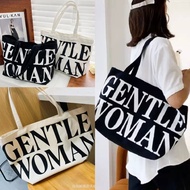 Gentle Woman Bag GW Tote Bag Gentle Woman Tote Bag Gentle Woman Large Bag BIG Size Large Canvas Bag 