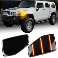 Lampu Penanda Sisi Depan LED, Lampu Isyarat Belok Amber untuk Hummer H3 2006-2010 H3T 2009-2010 Gant