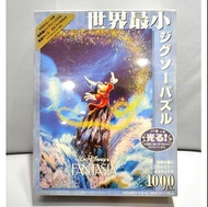 Disney Puzzle 1000塊 全新 世界最小 日版 迪士尼 砌圖 最細 夜光 米奇 Mickey Fantasia 魔法米奇 幻想曲 未拆包裝 1000 Pieces 日本 日本直送 最細砌