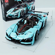 Brick Block Hypercar Model S9 T5011 Blue Scale 1/8 - ITS ME A301