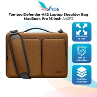 Shockproof handbag Tomtoc Defender-A42 Laptop Shoulder Bag MacBook 16 inch A42F2 - Genuine product