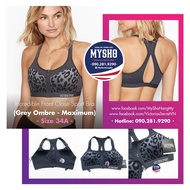 [Size 34A/A75] Incredible Front Close Sport Bra (Gray Ombre - Maximum)
