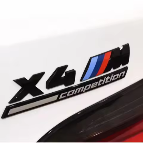 Glossy Black COMPETITION Bar Underlined Emblem for BMW competition M1 M2 M3 M4 M5 M6 M7 M8 X3M X4M X