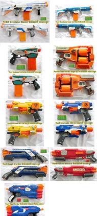 รวม nerf สภาพใช้งาน Retaliator Ice Blue FlipFury Barricade Stockade Tri-Strike Dual-Strike Rough Cut DoubleBreach