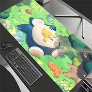 Bandai | Mouse Pad P-Pokemons Snorlax Gaming Large Dywan Gamer Keyboard Desk Mat Table Carpet Mousep