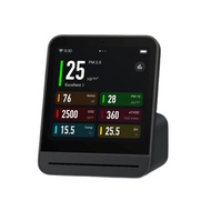 Qingping Air เครื่องวัดคุณภาพอากาศ Pro+ CO2 PM2.5 PM10 TVOC Noise + Alarm Clock แสดงอุณหภูมิ ความชื้
