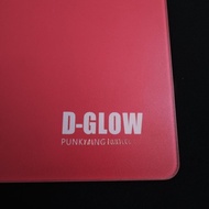 D-GLOW Glass Mousepad Durable Smooth for Esports And FPS Games ขนาดใหญ่ ความเร็วสูง ทนทาน แผ่นรองเมา