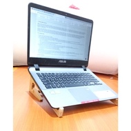 KAYU Laptop stand holder/laptop stand/Wooden laptop stand/aesthetic laptop stand