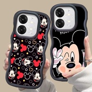 MERAH D-7 mickey mouse Pink red Casing for ITEL S25 Ultra A50 A90 P55 A80 black