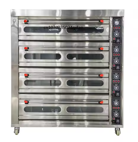 New Large Capacity Commercial Kitchen Electric Oven Bakery Machine Baking Equipment Oven Pizza Bread