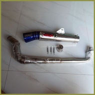 ☬ ◸ ◹ DAENG SAI4 PIPE for WAVE 100 /XRM 110/SMASH 115/RUSI 100/110/SYMBUNOS/ WITH SILENCER