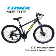 TRINX M136 ELITE 27.5” Mountain Bike 21 Speed Gears Aluminium Alloy Frame Bicycle