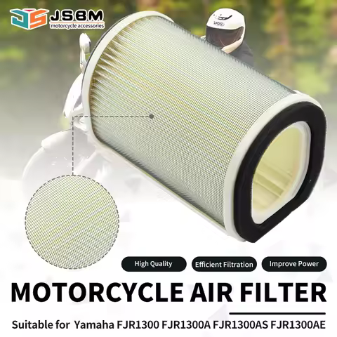 JSBM Motorcycle Accessories Air Filter For YAMAHA FJR1300 FJR1300A FJR1300AS FJR1300AE XVS1300 FJR 1