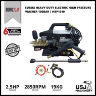 EUROX HBP1010 2.5HP 100BAR Electric High Pressure Washer