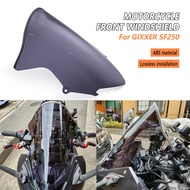 For GIXXER250SF GIXXER 250 SF SF250 Motorcycle Front Windshield Windscreen Spoiler Baffle Wind Defle