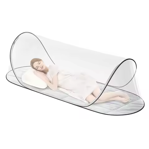 78x31x22in Large Pop Up Mosquito Net with Net Bottom Breathable Lightweight Mosquito Net Tent for Ca