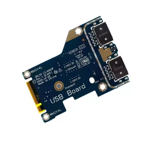 Laptop USB IO Board for DELL G15 5510 5511 (2021) GDL55 LS-K663P 08Y03W 8Y03W USB 2.0 To USB 3.2