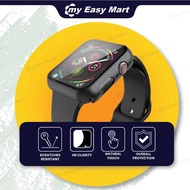 ⊙Apple Watch Case 41mm 45mm Series 7 Series7 Smart Watch Full Cover Case + Tempered Glass Plastic Fr