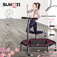 Sukoiimart Trampoline Fitness Jumping Cardio Trainer Home Exercise Ftness Trampoline Kid And Adult W